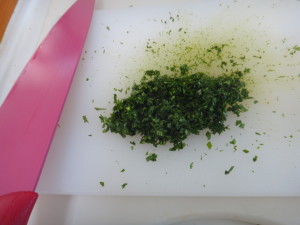 cilantro minced